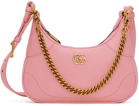 gucci bag with pink strap